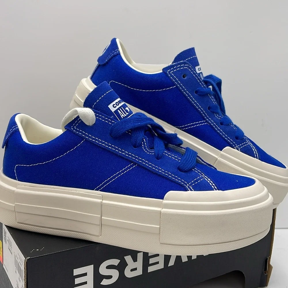 Converse WMNS CTAS CRUISE OX BLUE/WHITE/EGRET A10441C Platforms Sneakers